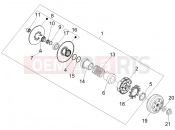 gilera 2006 Nexus 250 Driven pulley