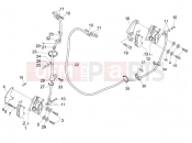 gilera 2007 Nexus 250 Brakes pipes - Calipers