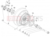 gilera 2007 Nexus 250 Front wheel