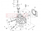 gilera 2007 Nexus 250 Head unit - Valve