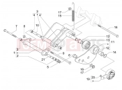 gilera 2009 Nexus 300 ie Swinging arm