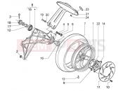 gilera Nexus 500 Rear Wheel