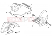 gilera Nexus 500 Wheel Compartment-Mudguard