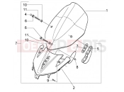 gilera Nexus 500 Windscreen