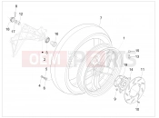 gilera 2006 Nexus 500 Rear wheel
