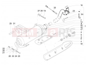 gilera 2007 Nexus 500 Silencer
