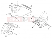 gilera 2008 Nexus 500 Wheel huosing - Mudguard