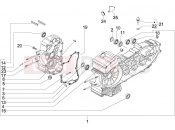 gilera 2009 Nexus 500 Crankcase
