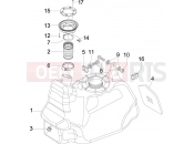 gilera 2010 Nexus 500 Fuel tank