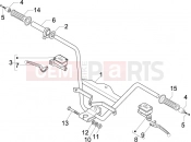 gilera 2010 Nexus 500 Handlebars - Master cil.