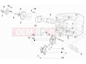 gilera 2010 Nexus 500 Rocking levers support unit