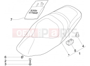 gilera 2010 Nexus 500 Saddle/seats