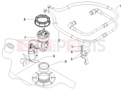 gilera 2010 Nexus 500 Supply system