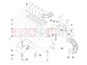 gilera 2006 Nexus 500 SP Air filter