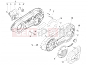 gilera 2006 Nexus 500 SP Crankcase cover - Crankcase cooling