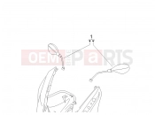 gilera 2006 Nexus 500 SP Driving mirror/s