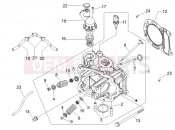Head unit - Valve - Gilera Oregon 250 2009