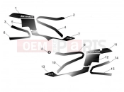Plates - Emblems - Gilera Oregon 250 2009