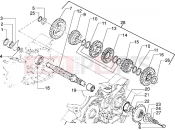 gilera RK 50 Counter shaft
