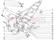 gilera RK 50 Frame