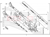 gilera RK 50 Front-wheel suspension