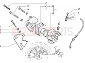 gilera RK 50 Rear brake caliper