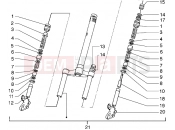 gilera Runner 50 2T Front fork