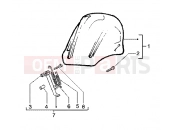 gilera Runner 125 FX 2T Windshield kit-stand kit