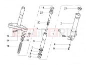 Showa front fork component parts - Gilera Runner 180 FXR 2T
