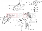 gilera 2005 Runner 50 Pure Jet SC Rear cover - Splash guard