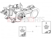 gilera 2006 Runner 50 Pure Jet SC Engine, assembly