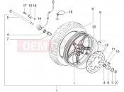 gilera 2006 Runner 50 Pure Jet SC Front wheel