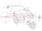 gilera 2006 Runner 50 Pure Jet SC Plates - Emblems