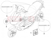 Plates - Emblems - Gilera Runner 50 ST Pure Jet 2009