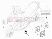gilera 2011 Runner 50 Pure Jet Plates - Emblems