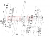 gilera 2006 Runner 50 SP -SC- Fork's components (MVP)