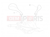 gilera 2011 Runner 50 SP Driving mirror/s