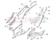 gilera 2011 Runner 50 SP Side cover - Spoiler