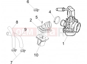 gilera 2015 Runner 50 SP karburátor - szívótorok