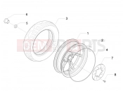 gilera 2018 Runner 50 SP Rear wheel