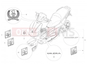 gilera 2008 Runner 50 SP Plates - Emblems