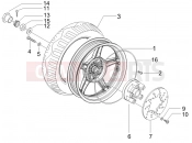 gilera 2008 Runner 50 SP Rear wheel