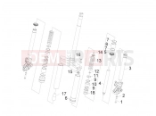 GILERA Runner 50 SP Fork's components (Wuxi Top)