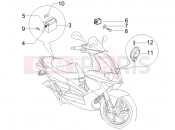 gilera 2005 Runner 50 SP Race Remote control switches - Battery - Horn