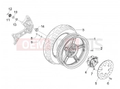 gilera 2008 Runner 125 ST 4T Rear wheel