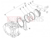 gilera 2010 Runner 125 ST 4T Cylinder-piston-wrist pin unit