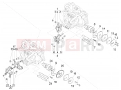 gilera 2012 Runner 125 ST 4T Rocking levers support unit