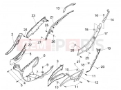 gilera 2012 Runner 125 ST 4T Side cover - Spoiler