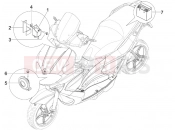 gilera 2013 Runner 125 ST 4T Remote control switches - Battery - Horn