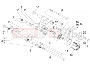 gilera 2013 Runner 125 ST 4T Swinging arm